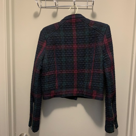 Elizabeth and James Textured Plaid Jacket - Picture 2 of 5